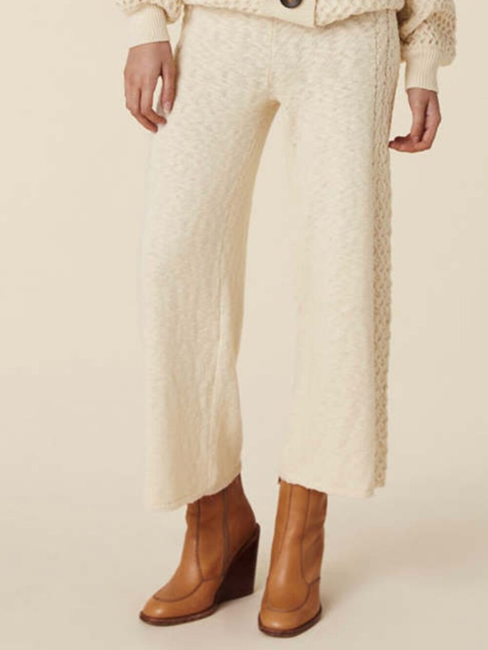 πΎ Spell & The Gypsy Collective Highland Knit Pants β Cream β Size S β NWT πΎ - Picture 2 of 16